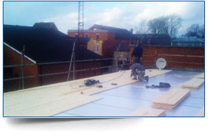 Fibreglass Roof Installation