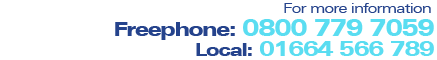 Call us for more information